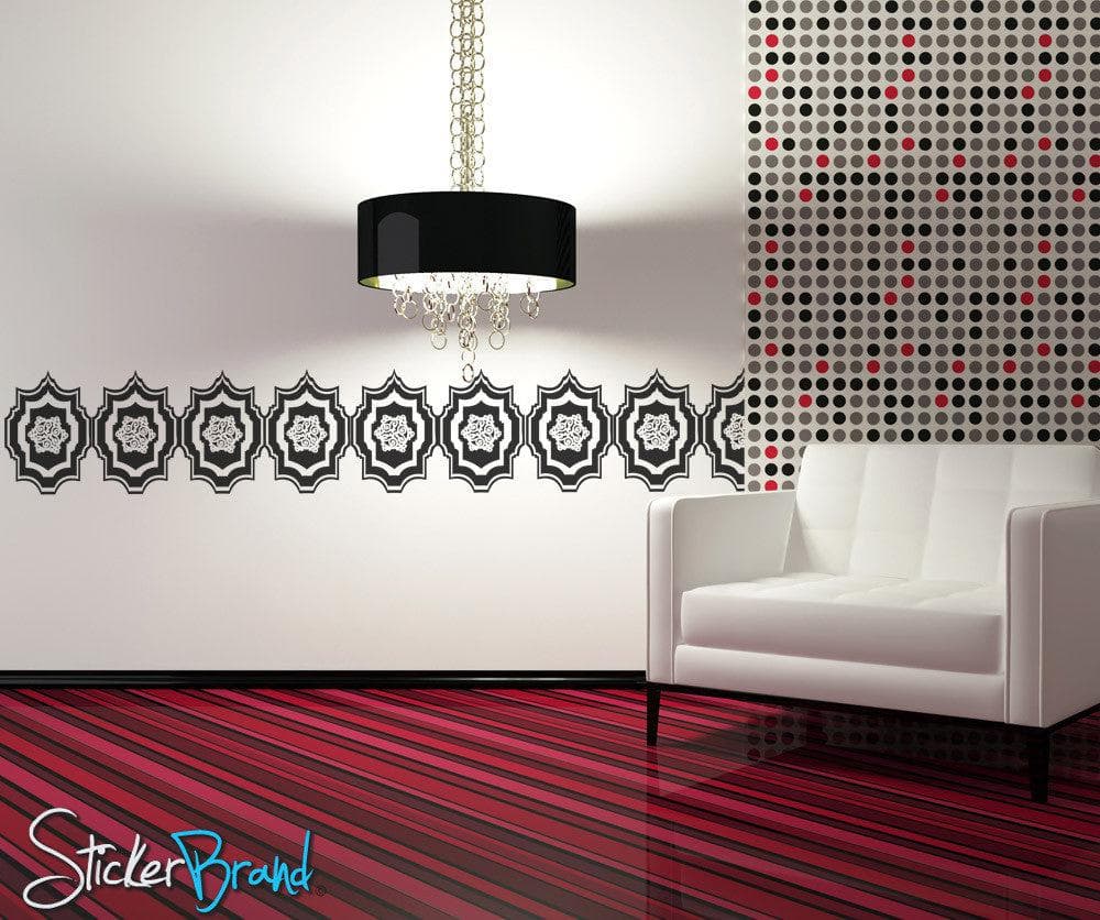 Vinyl Wall Decal Sticker Moroccan Pattern- #OS_AA117