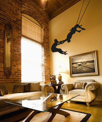 Trapeze Act Vinyl Wall Decal Sticker. #OS_AA1189