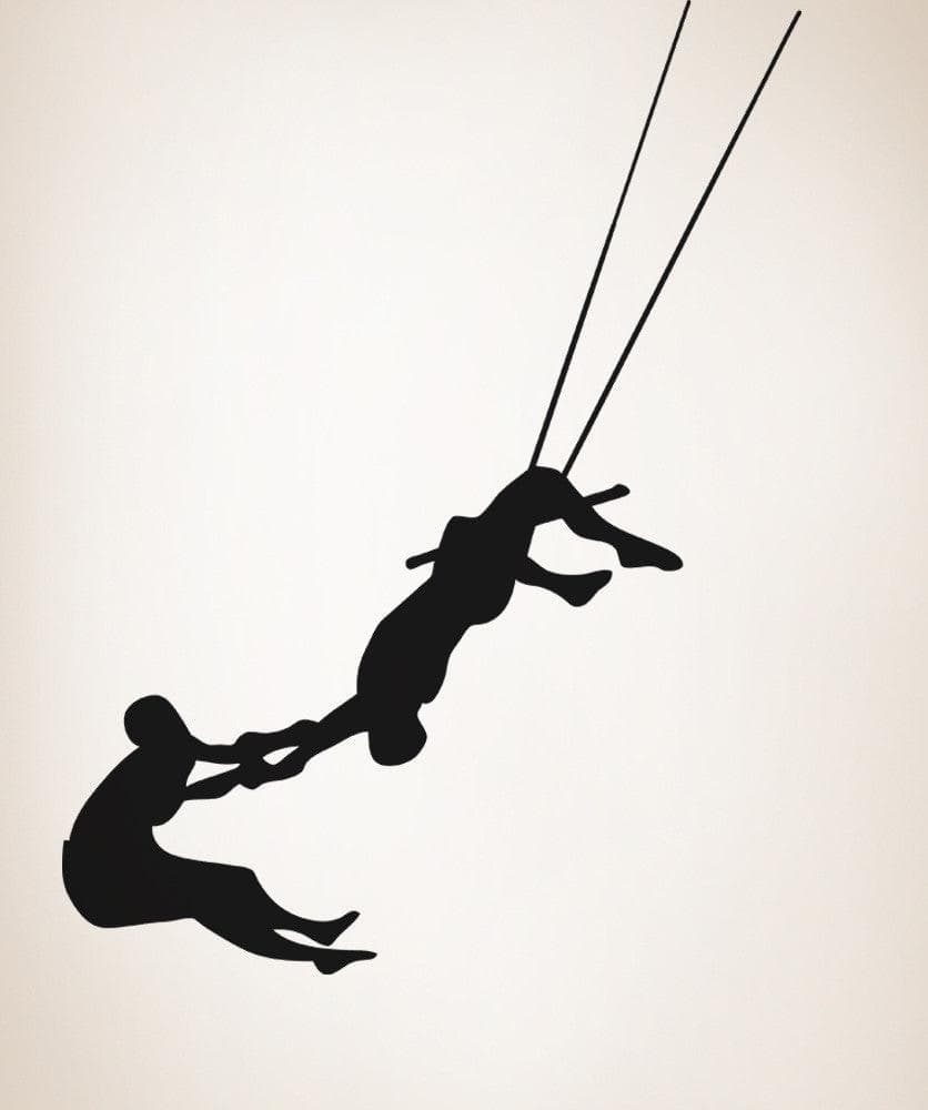 Trapeze Act Vinyl Wall Decal Sticker. #OS_AA1189