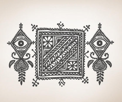 Vinyl Wall Decal Sticker Moroccan Theme Design #OS_AA118