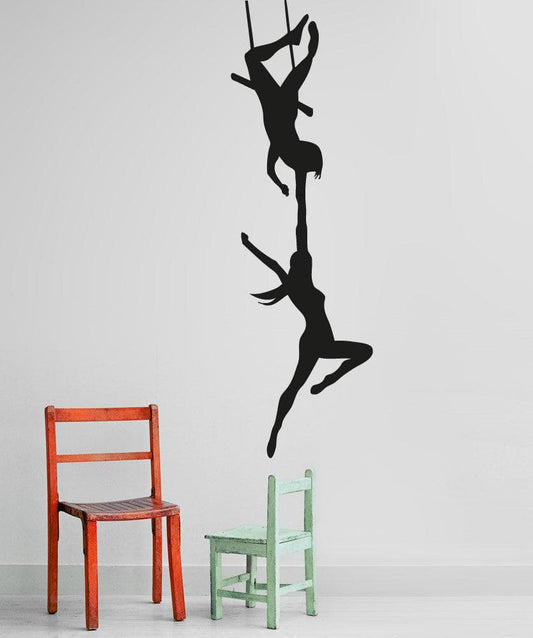 Circus Trapeze Act Vinyl Wall Decal Sticker #OS_AA1190
