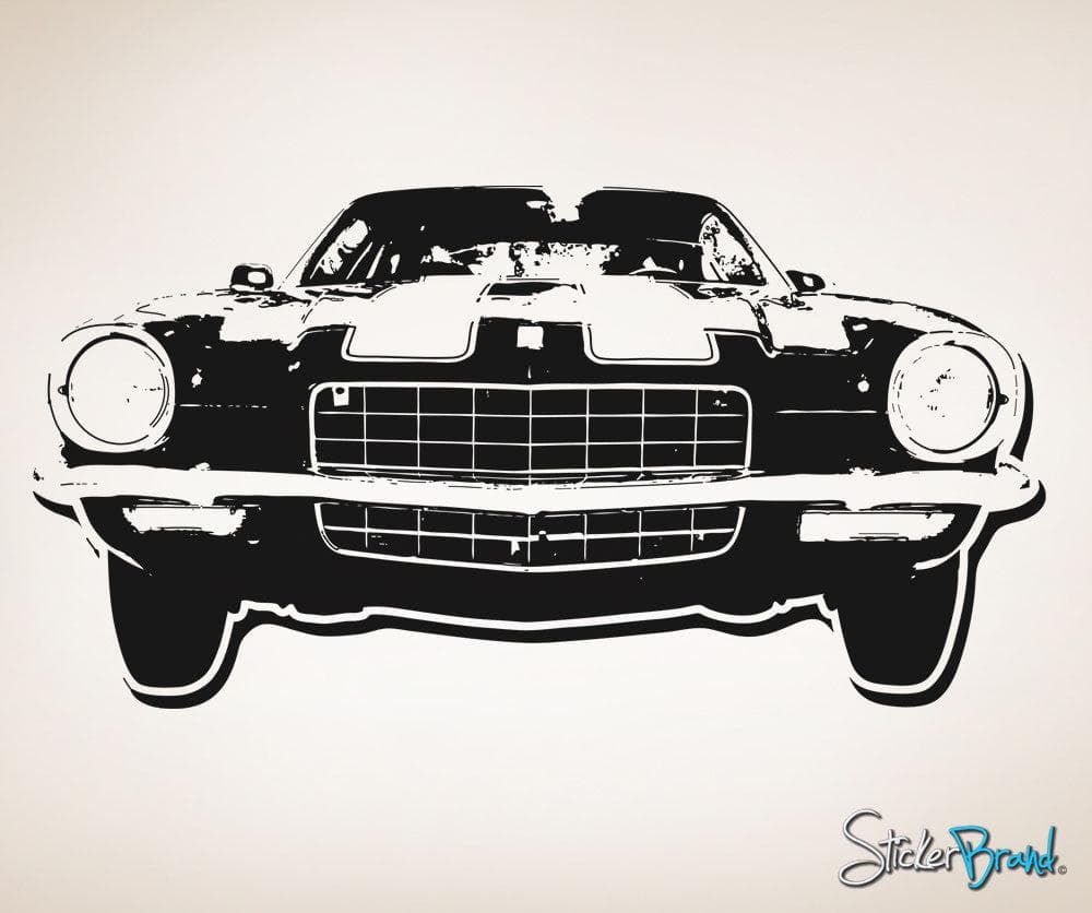 Vinyl Wall Decal Sticker 70s inspired car #OS_AA122