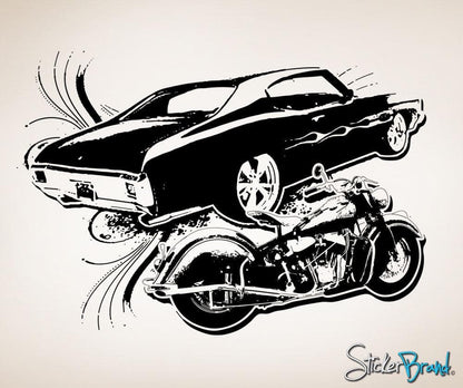 Vinyl Wall Decal Sticker Inspired Car and Motorcycle #OS_AA128