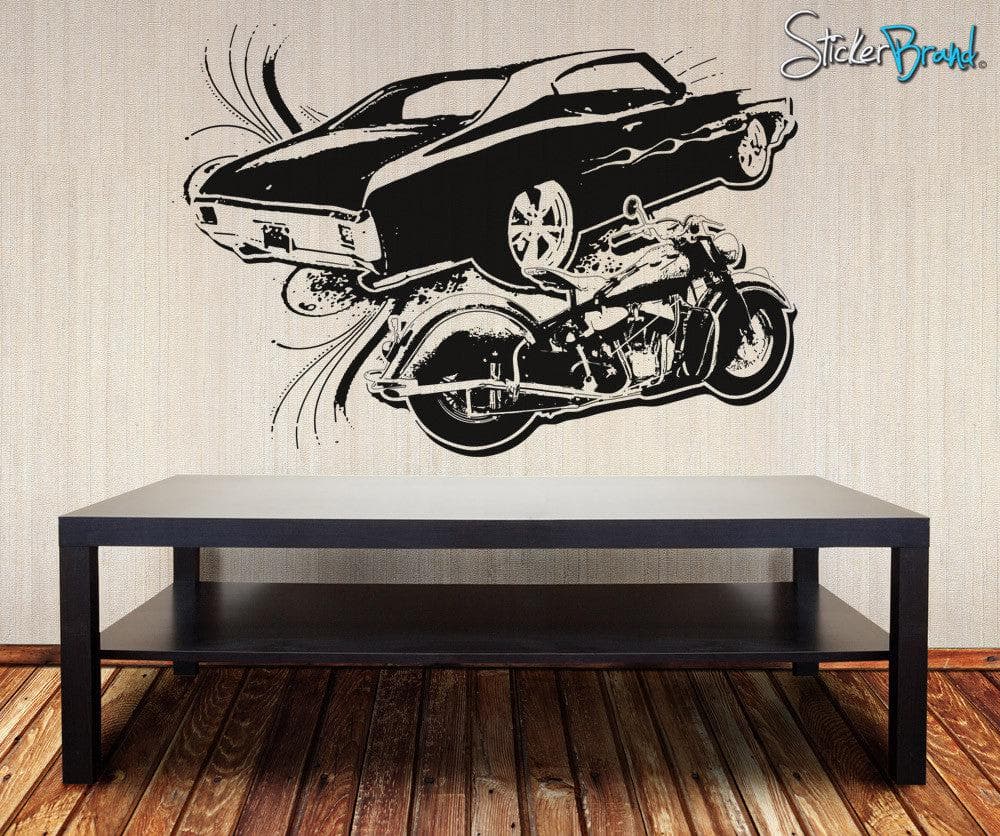 Vinyl Wall Decal Sticker Inspired Car and Motorcycle #OS_AA128