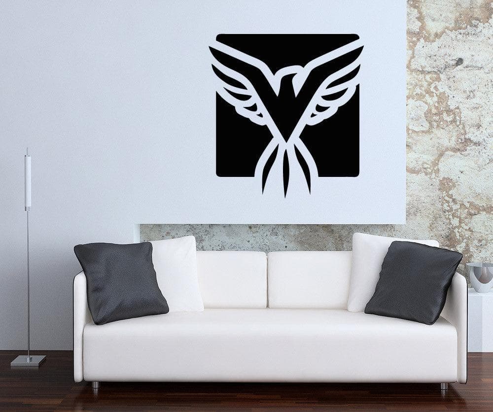Vinyl Wall Decal Sticker Eagle Square #OS_AA1293