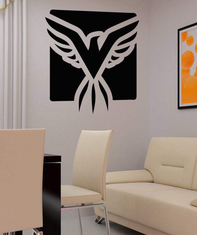 Vinyl Wall Decal Sticker Eagle Square #OS_AA1293