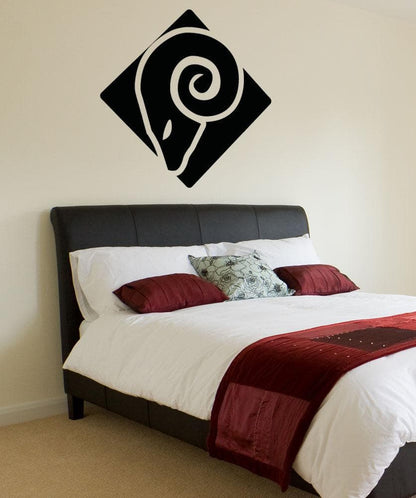 Vinyl Wall Decal Sticker Ram Square #OS_AA1305
