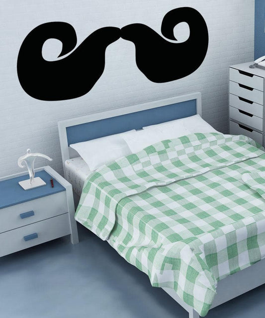 Vinyl Wall Decal Sticker Barber Mustache #OS_AA1323