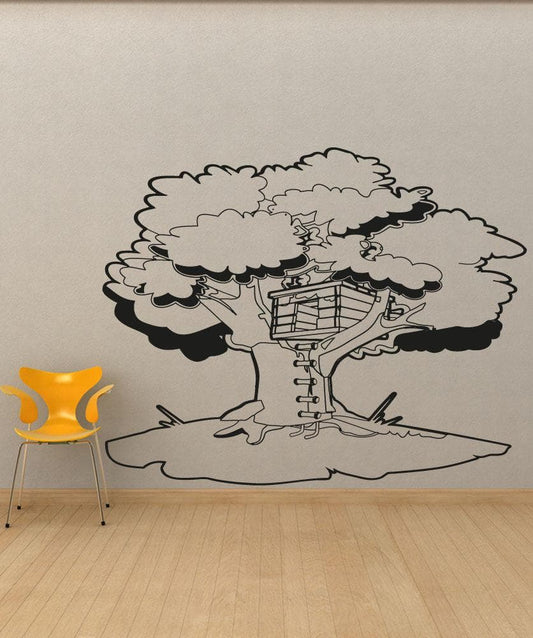 Vinyl Wall Decal Sticker Tree House #OS_AA1330