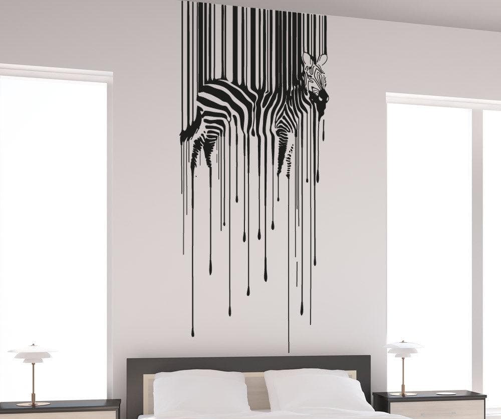 Zebra-Print Dots Wall Decal Stickers, 8pc, Large