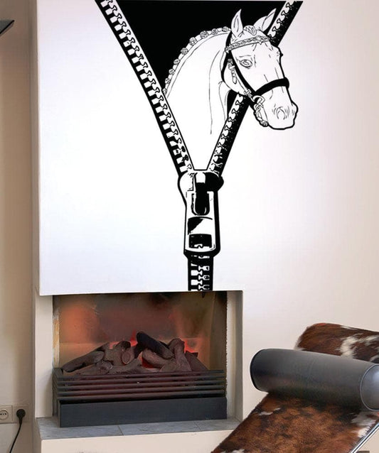Vinyl Wall Decal Sticker Show Horse Zipper #OS_AA1361