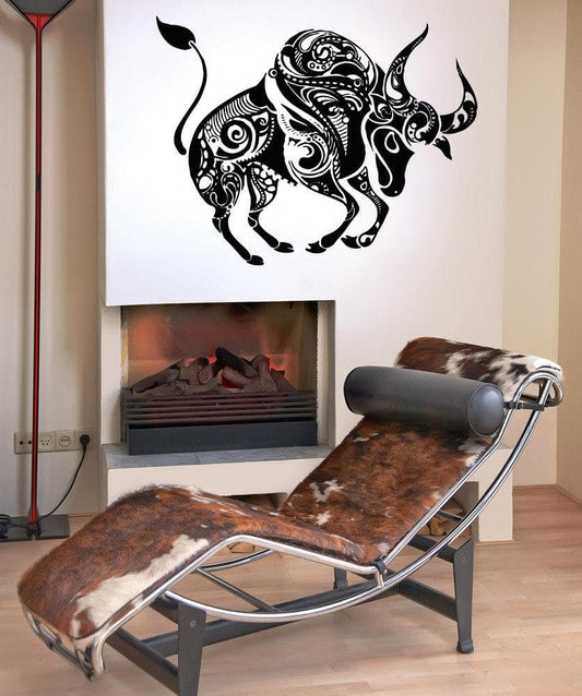 Vinyl Wall Decal Sticker Abstract Bull #OS_AA1380