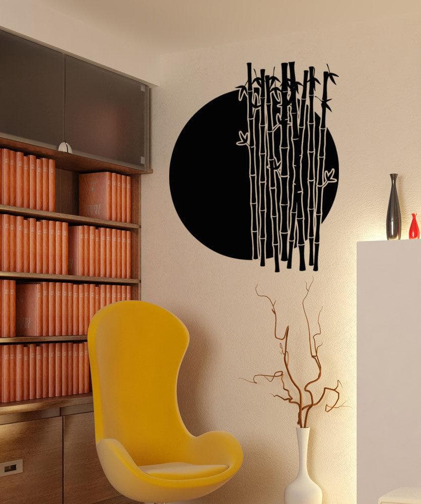 Vinyl Wall Decal Sticker Bamboo Sunset #OS_AA1390