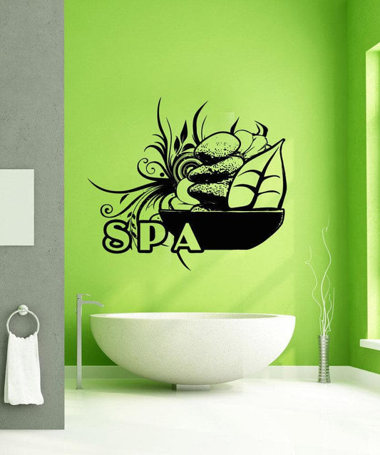 Vinyl Wall Decal Sticker Spa Rocks #OS_AA1395
