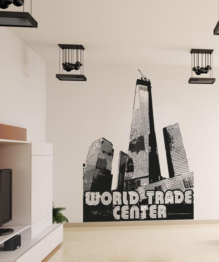 Vinyl Wall Decal Sticker World Trade Center #OS_AA1505