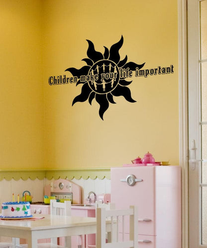 Vinyl Wall Decal Sticker Children Make Your Life Important #OS_AA1524