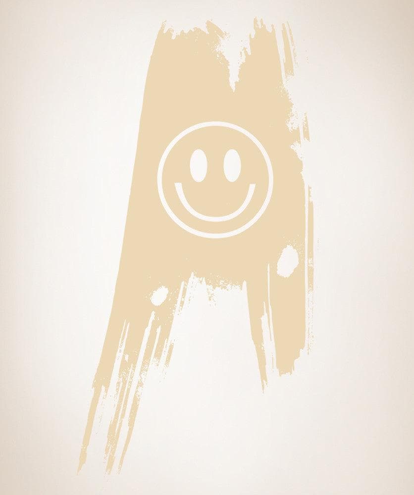 Vinyl Wall Decal Sticker Grunge Smiley Face #OS_AA152