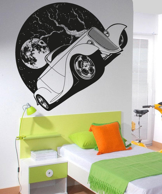 Vinyl Wall Decal Sticker Night Driving #OS_AA1564