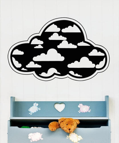Vinyl Wall Decal Sticker Clouds in Cloud #OS_AA1698