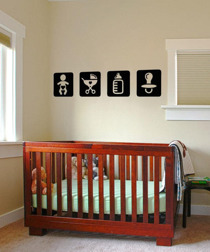 Vinyl Wall Decal Sticker Baby Icon Squares #OS_AA1710