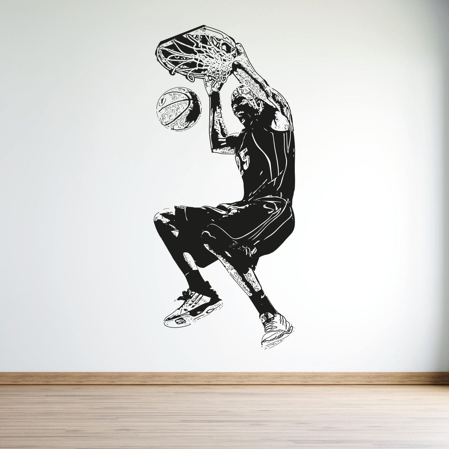 Basketball Player Dunking Vinyl Wall Decal Sticker. #OS_AA180