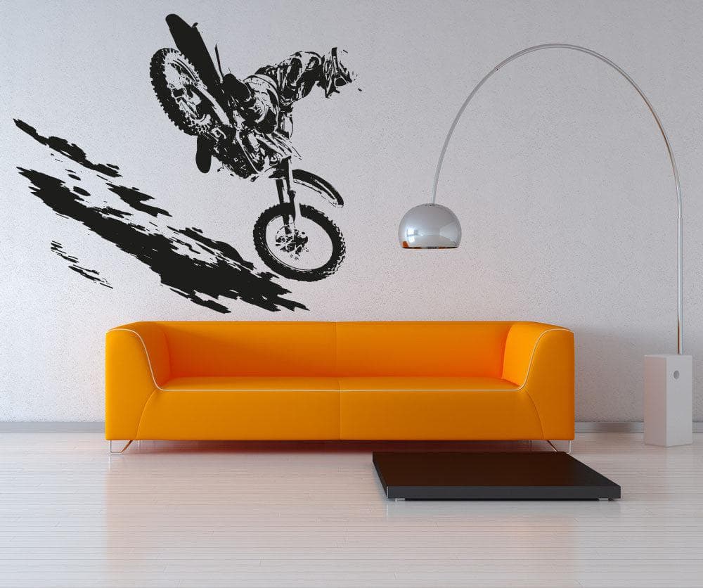 Vinyl Wall Decal Sticker Motocross #OS_AA193