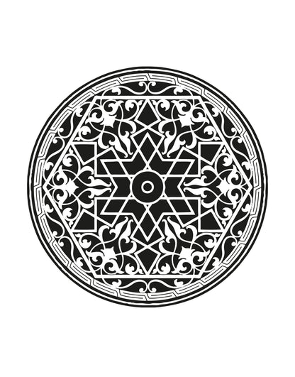 Abstract Mandala Circle Design Vinyl Wall Decal Sticker. #OS_AA330