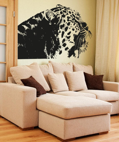 Vinyl Wall Decal Sticker Spotted Leopard #OS_AA649
