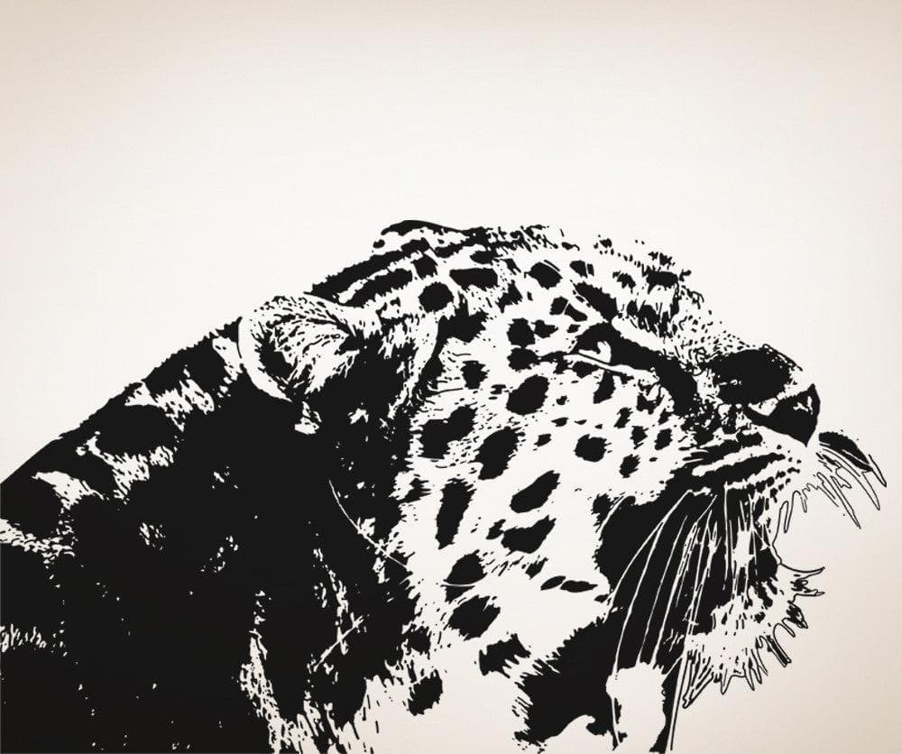 Vinyl Wall Decal Sticker Spotted Leopard #OS_AA649