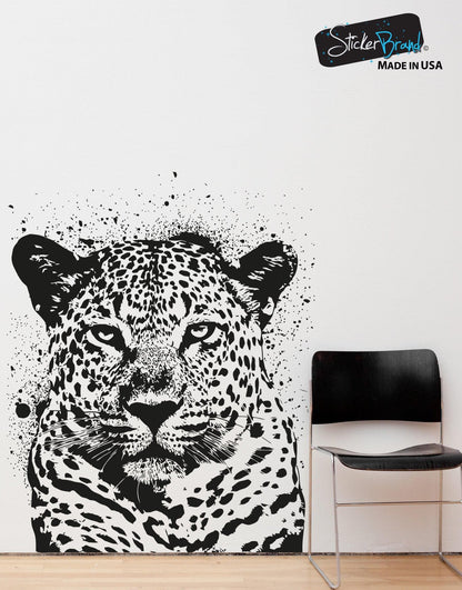 Vinyl Wall Decal Sticker Spray Paint Leopard #OS_AA652