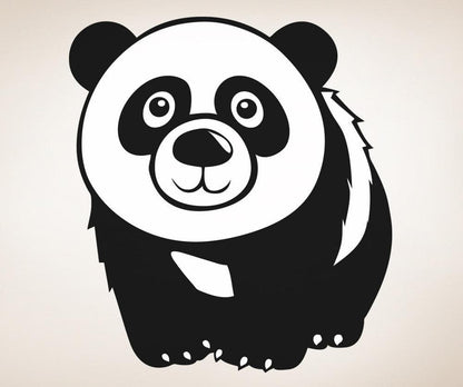 Vinyl Wall Decal Sticker Cute Panda #OS_AA661