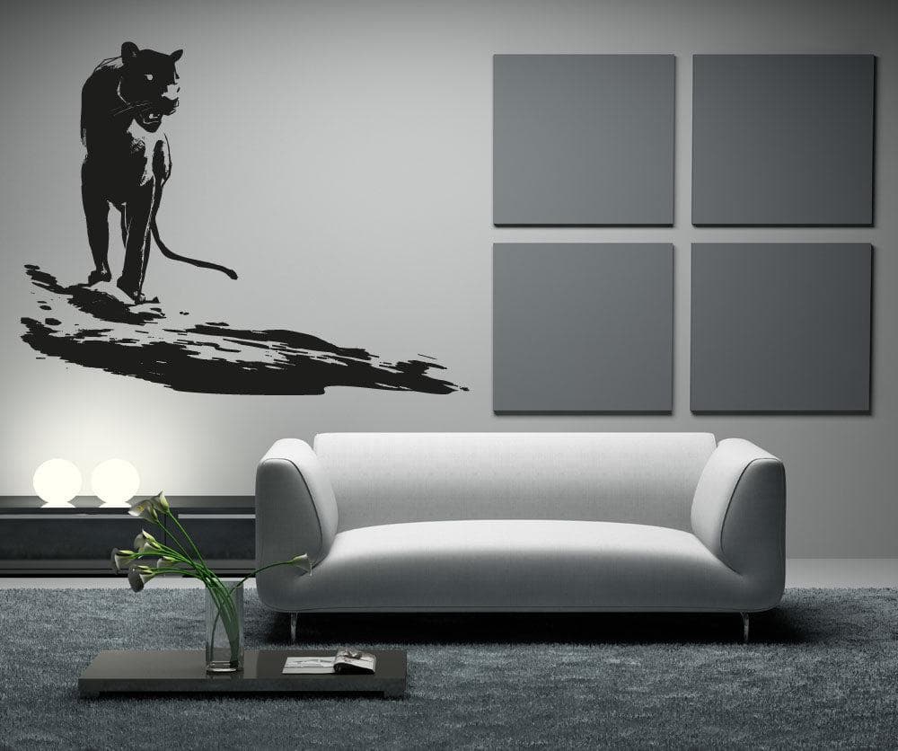 Black Panther Wall Decal Sticker. #OS_AA662