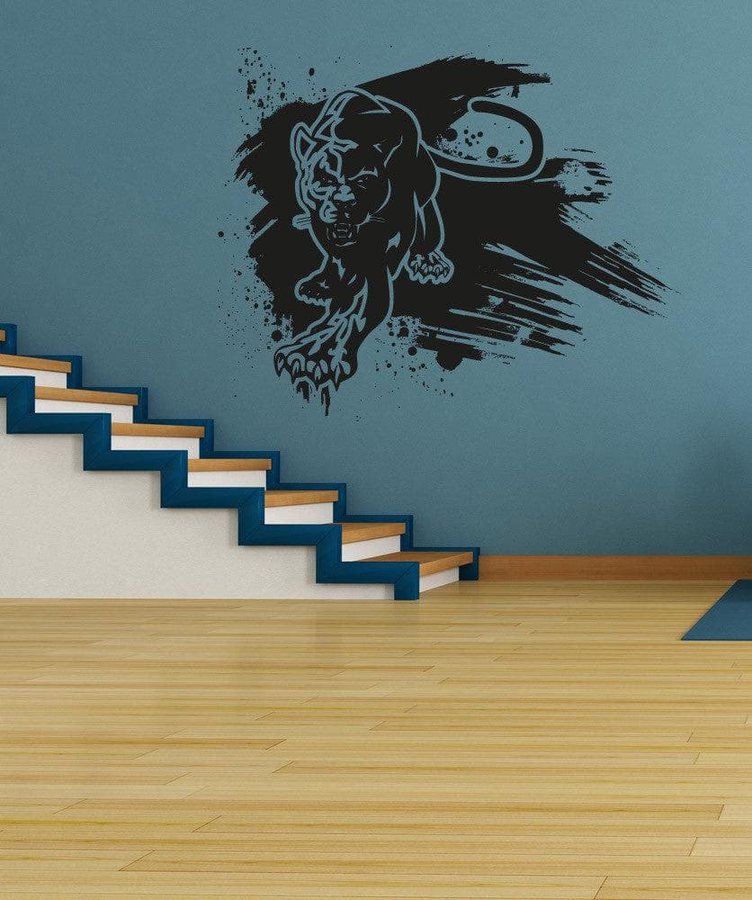 Panther Paint Smear Vinyl Wall Decal Sticker. #OS_AA664