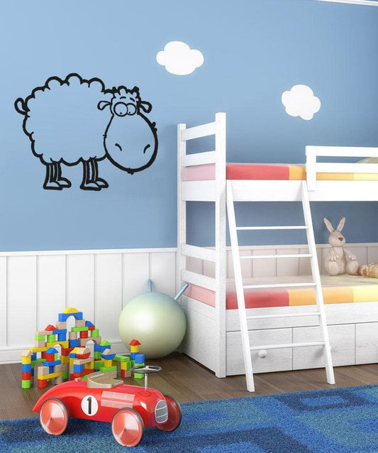 Vinyl Wall Decal Sticker Sheep #OS_AA673