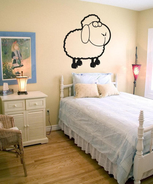 Vinyl Wall Decal Sticker Little Lamb #OS_AA675