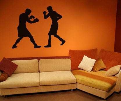 Boxing Match Wall Decal Sticker Gym Decor #OS_AA685