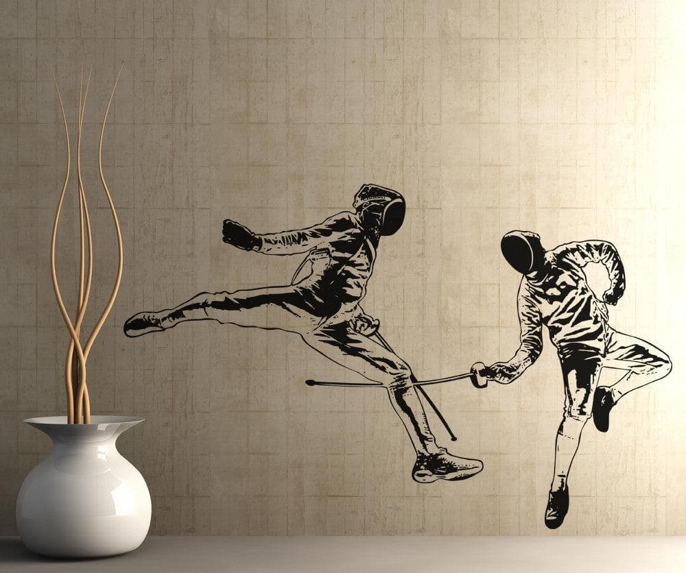 Vinyl Wall Decal Sticker Fencing #OS_AA698