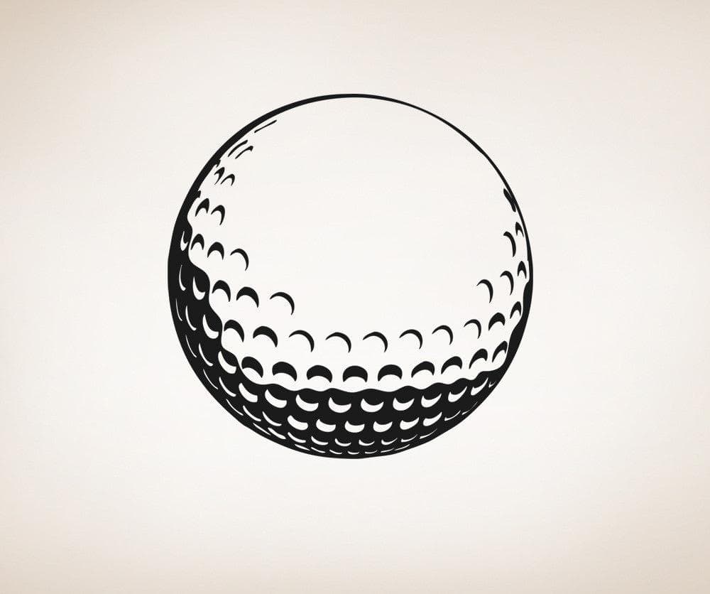Vinyl Wall Decal Sticker Golf Ball #OS_AA715