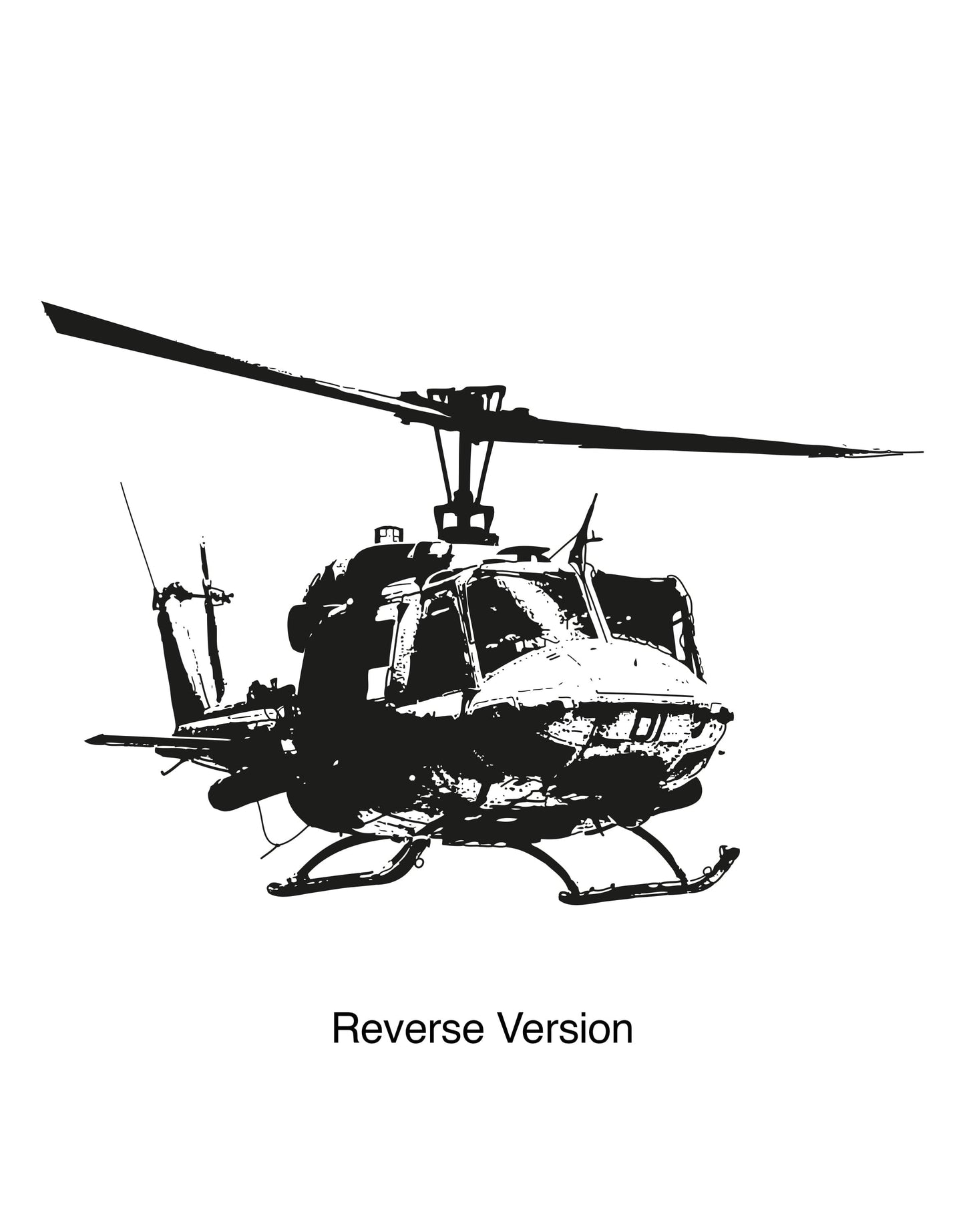 Helicopter Vinyl Wall Decal Sticker. #OS_AA717