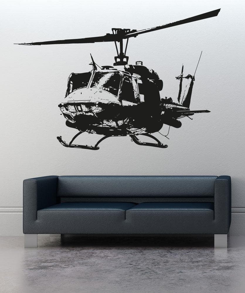 Helicopter Vinyl Wall Decal Sticker. #OS_AA717