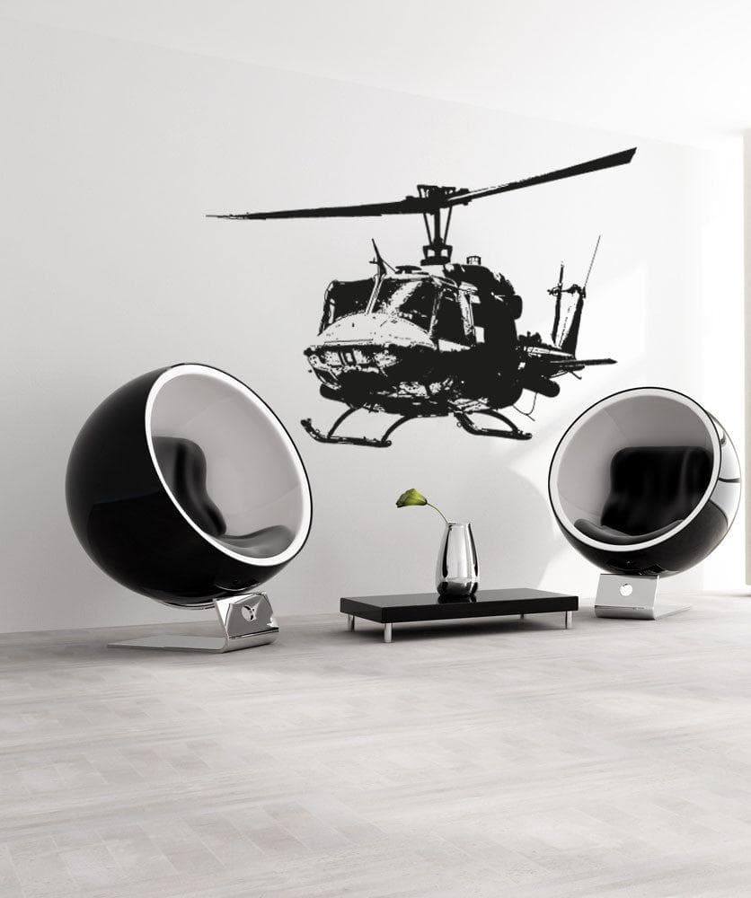 Helicopter Vinyl Wall Decal Sticker. #OS_AA717