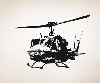 Helicopter Vinyl Wall Decal Sticker. #OS_AA717