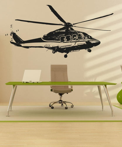 Vinyl Wall Decal Sticker Rescue Helicopter #OS_AA718