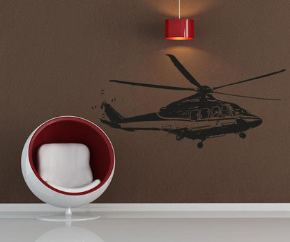Vinyl Wall Decal Sticker Rescue Helicopter #OS_AA718