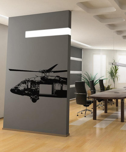 Open Blackhawk Helicopter Vinyl Wall Decal Sticker. #OS_AA721