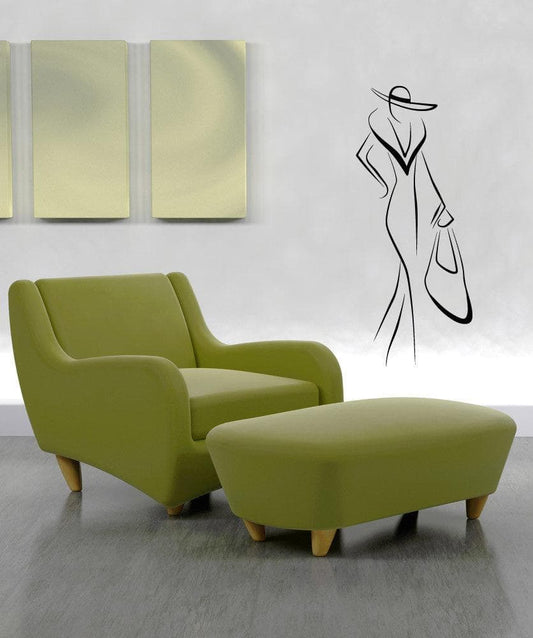 Vinyl Wall Decal Sticker Fashionista #OS_AA849