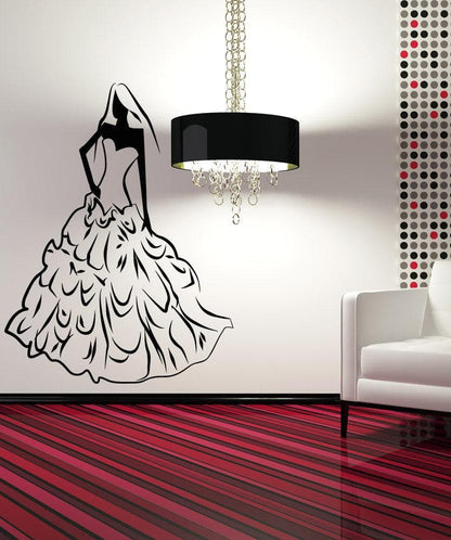 Vinyl Wall Decal Sticker Bride #OS_AA891