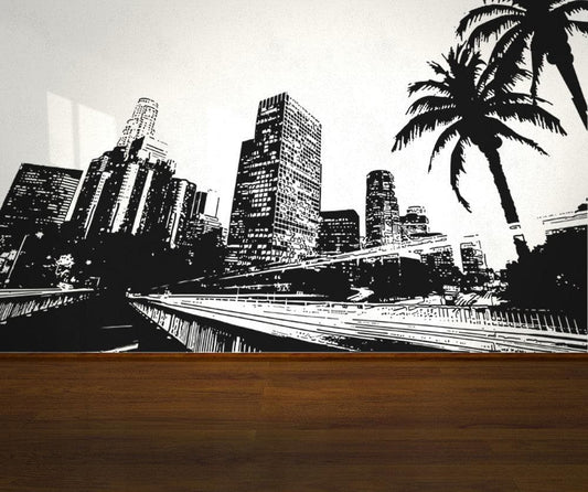 City of Los Angeles Vinyl Wall Decal Sticker. #OS_AA902