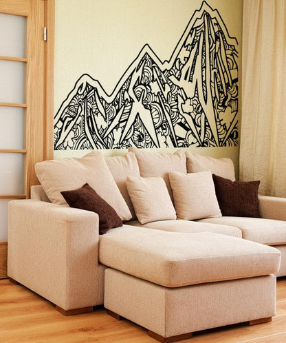 Vinyl Wall Decal Sticker Abstract Mountains #OS_AA919