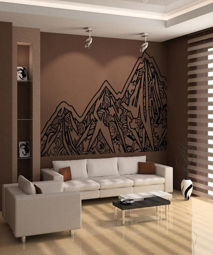 Vinyl Wall Decal Sticker Abstract Mountains #OS_AA919